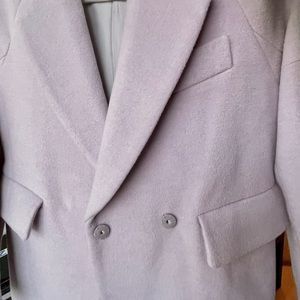 Light Purple Wool Coat